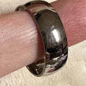 Tungsten Carbide silver Wedding Ring Band